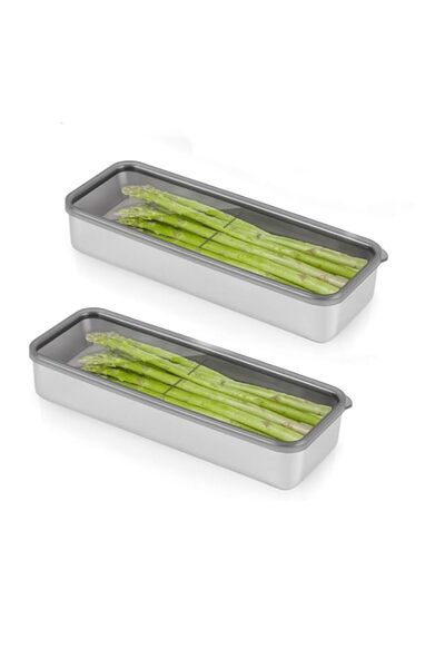 Generic Container for Refrigerator 1PCS, 304 Stainless Steel Airtight Deli Beef Storage Containers for Frid