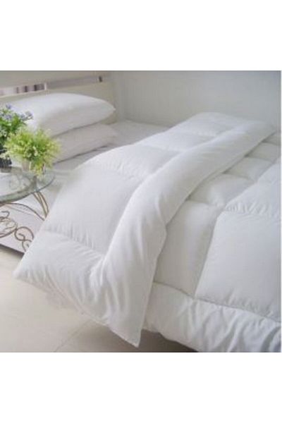 Ralex Quilted Ranforce Winter Blanket 100% Cotton, Anti-Allergic Filling, 200 x 215 cm, White, Pucioasa