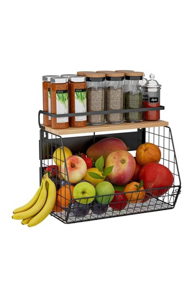 Generic LENND Magnetic Fridge Organizers and Storage, Large Container Magnetic Spice Rack, Kitchen Counter