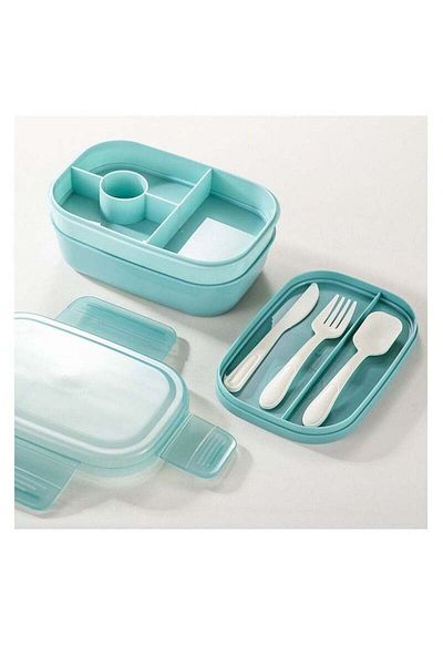 COOYA 1900ml Bento Box Lunch Box, Stackable , Leak-Proof , for Dining Out, Work, Picnic