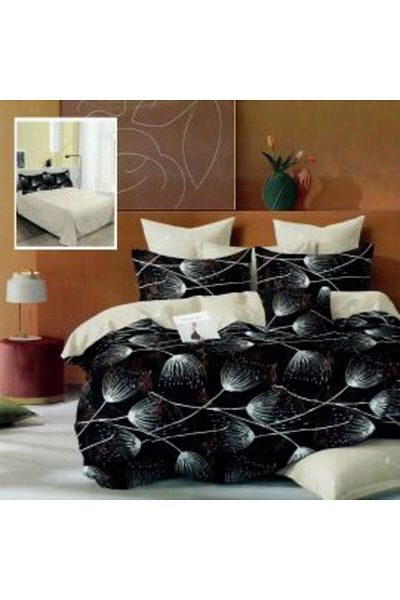Ralex Economic Package Double Bed Linen Finet 6 pieces + 2 quilted pillows 50 x 70 cm + quilt 200 x 215 cm