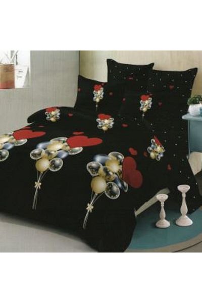 Ralex Economic Bedding Package Double Bed Finet 6 Pieces + 2 Quilted Pillows 50 x 70 cm + Quilt 200 x 215