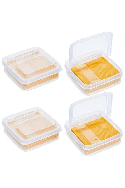 Generic Khazna Mini Cheese Storage Containers, Food Container for Fridge Sliced Storage with Lids Refrigera
