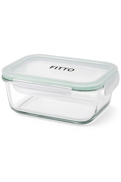 Generic FITTO 1500ml Plastic Meal Prep Container – Airtight, Leakproof, and Versatile Food Storage Solution