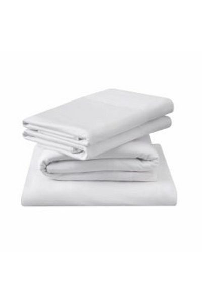 Ralex Cearsaf de pilota Percale policoton 200 x 230 cm Alb