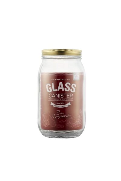 Generic LocknLock Round Glass Canister - 1.45 L