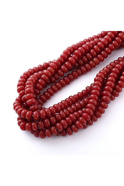 Choice13 007 76 قطعة خرز عجلة 5x8 مم خرز زجاجي يدوي بوذا خرز مسطح دائري أملس ...