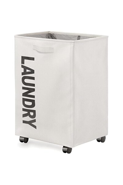 Generic ANTOLE 72L Large Laundry Basket,Rolling Laundry Hamper,Foldable Laund...