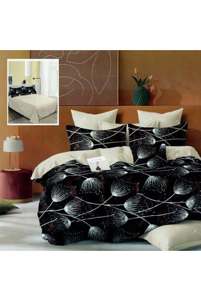 Ralex Economic Package Double Bed Linen Finet 6 pieces + 2 quilted pillows 50 x 70 cm + quilt 200 x 215 cm