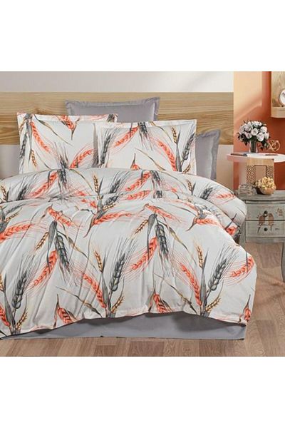 Ralex Double Bed Linen 100% Cotton Ranforce 4-Piece Extra Large, Sheet 240 x 260 cm, Quilt 200 x 220 cm, 2