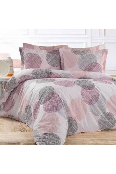 Ralex Bed Linen Set Creponated 100% Cotton, Sheet 160 x 240 cm, Duvet Cover 140 x 210 cm, Pillow Case 50 x