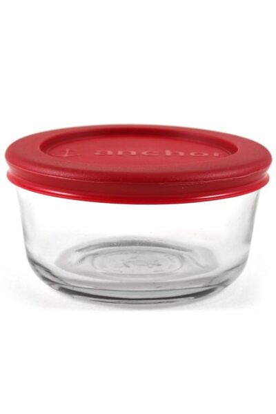 Generic Anchor Hocking 4 Pcs 236 ml Rnd. Container Set W/Lid (91553Ahg18)