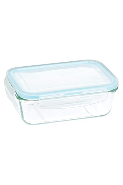 Generic Taliona TL2213348 وعاء طعام مستطيل من زجاج البورسليكات Boro Pro، أزرق...