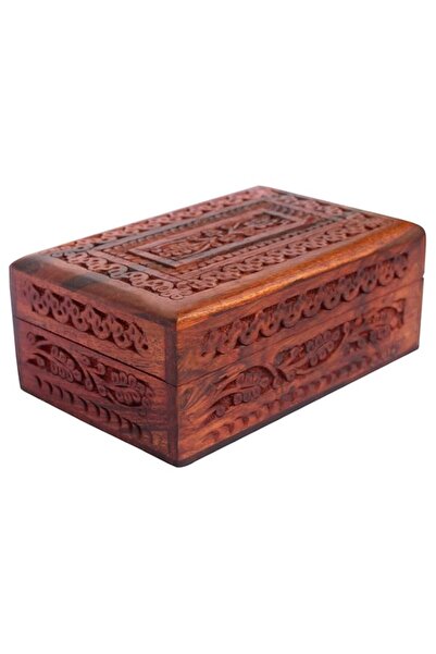 Generic Brand ITOS365 Handmade Wooden Jewellery Box for Women Wood Jewel Orga...