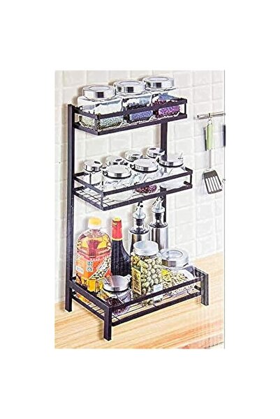 Generic Multi-Function Kitchen Storage Rack for Multipurpose Usage-Spices Storage, Kitchen Utensils Storage