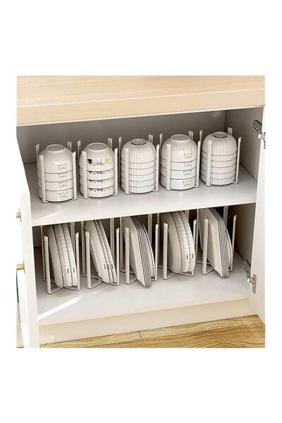 Generic EzyLife Kitchen Foldable Dish Rack Space Saver for Cabinet, Shelf, Counter Top Organiser, Storage o