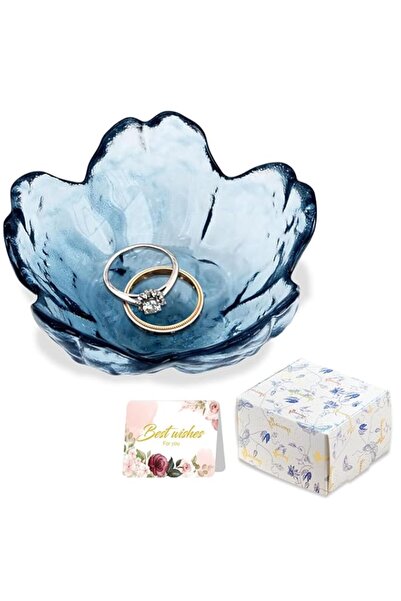 Generic صينية مجوهرات، طبق خواتم، صينية حلي، هدايا للنساء، هدايا عيد ميلاد فر...