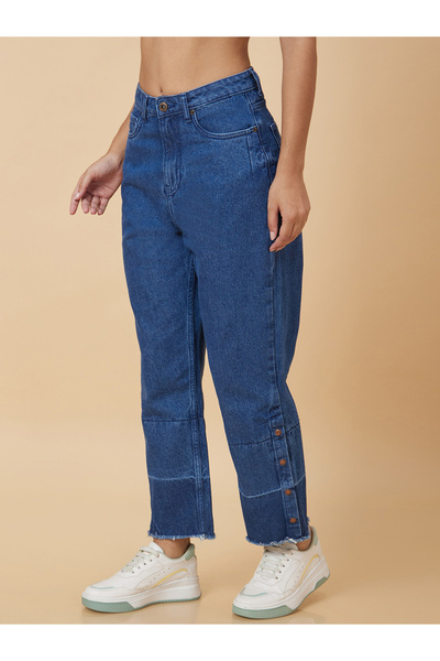 Globus By Styli Boyfriend Fit Pure Cotton Jeans