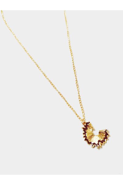Styli Textured Pendant Necklace
