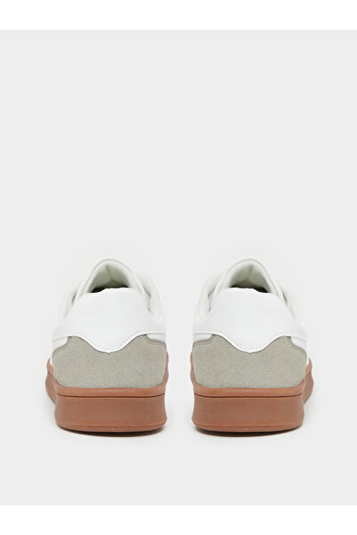 Styli Men Color Block Lace Up Gum Sole Sneakers