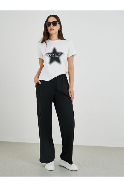 Styli Graphic Print Short Sleeve T-Shirt