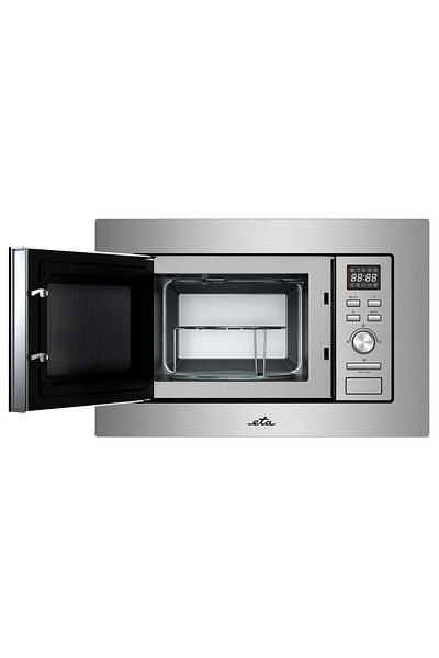 ETA Built-in microwave oven 479990000, 1000 W + 800 W, 8 programs, stainless steel
