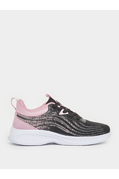 Styli حذاء رياضي برباط وتفاصيل طباعة موجة