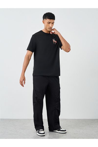 Styli Graphic Print Round Neck Short Sleeve T-Shirt