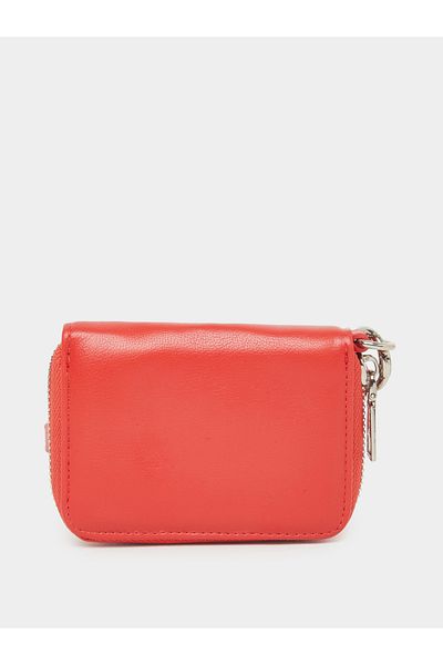 Styli Red Long Strap Zip Pocket Bum Bag