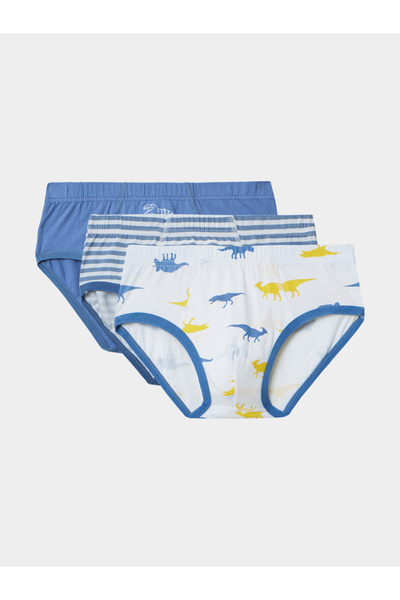 Styli Pack of 3 - Boys Printed Briefs