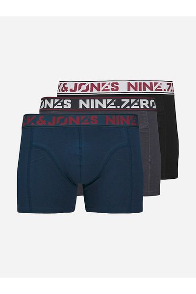 Jack & Jones Pack of 3 - Colton Solid Trunks