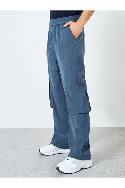 Styli Plain Oversized Fit Cargo Joggers