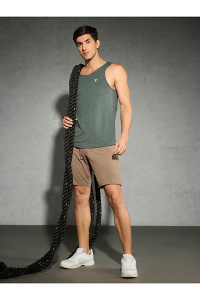 Technosport By Styli Melange Panel Vest