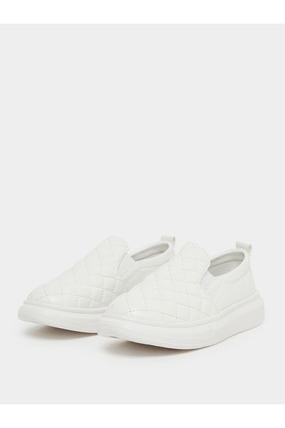 Styli Quilted Slip On Sneakers