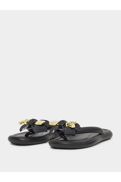 Styli Embellished Bow Detail Flip Flop