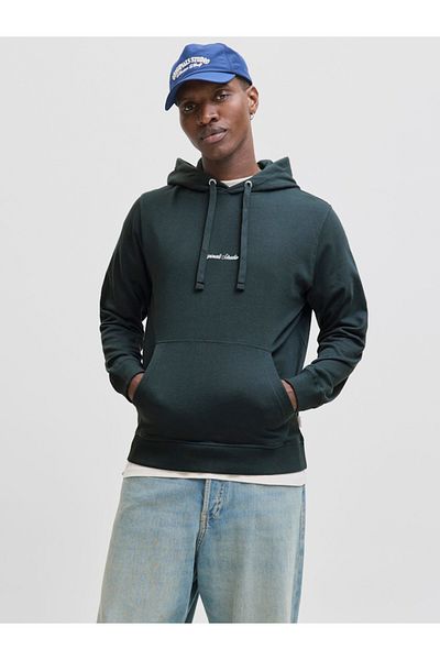 Jack & Jones JORNORREBRO Embroidered Front Detail Hoodie