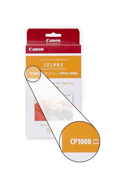 Canon مجموعة حبر وورق ملون SELPHY C.RP-108 - مطبوعات بحجم بطاقة بريدية - متعدد الألوان