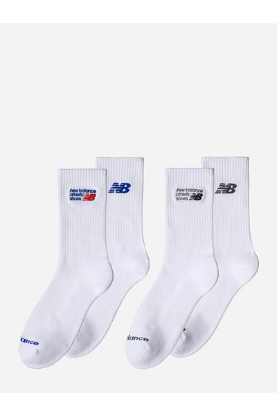 New Balance Pack of 2 - Embroidery Graphic Midcalf Socks