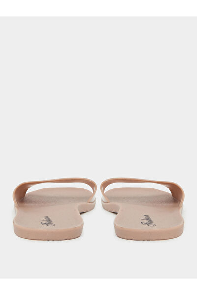 Take Two By Styli Beige Jelly Slides