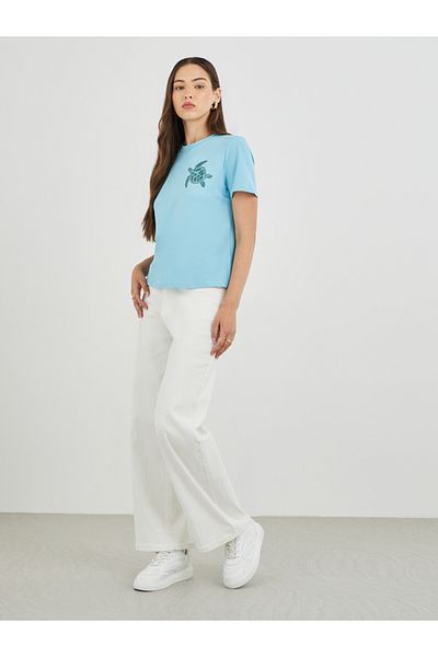 Styli Graphic Print Short Sleeve T-Shirt
