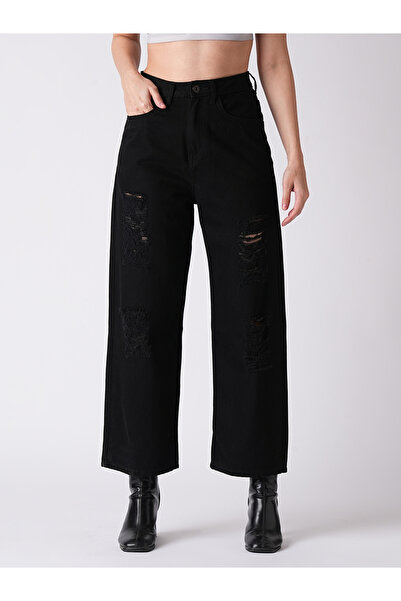 Globus By Styli Boyfriend Fit Pure Cotton Light Distressed Jeans