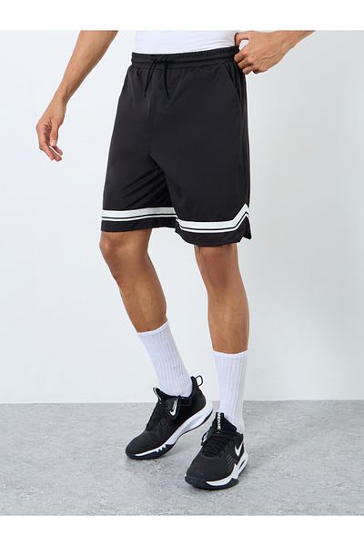 Styli Contrast Hem Regular Fit 9inch Running Shorts