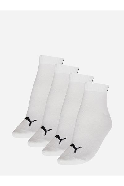 Puma Set of 4 - Logo Print Crew Socks