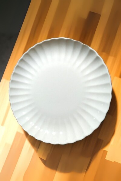 Kütahya Porselen Bone Luz Form Pasta Set 6 Pieces 21cm White Bnlzf21Dus600