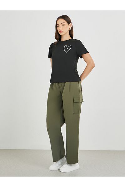 Styli Graphic Print Short Sleeve T-Shirt