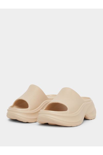 Styli Wedge Heeled Slip-on Flip Flop