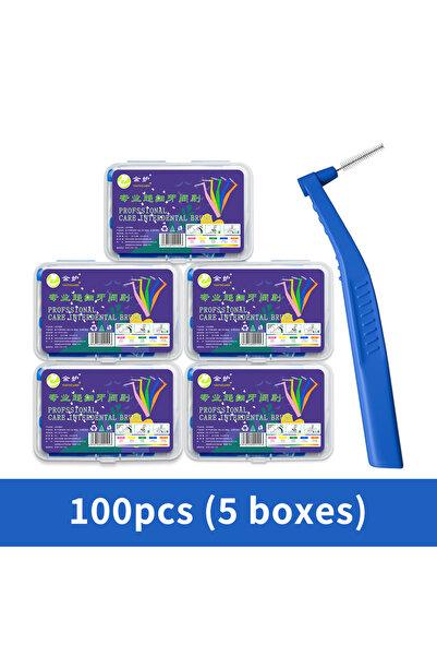 Choice5 100 قطعة فرشاة أسنان بزاوية 1.0 مم لتقويم الأسنان فرشاة ناعمة دقيقة لأقواس الأسنان Cl