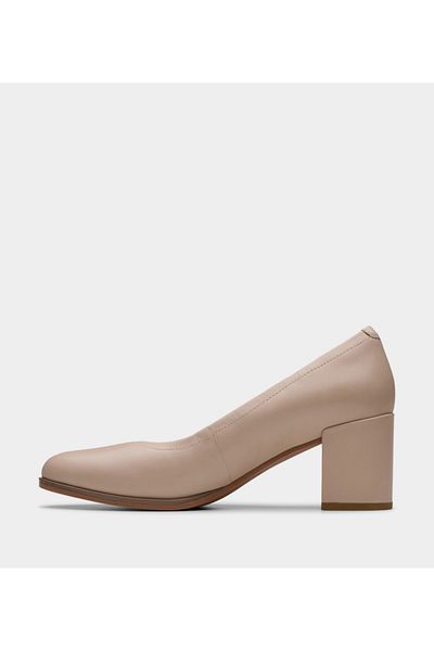 CLARKS Beige Women's Freva55 Court Shoes