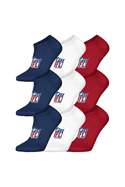 NFL Unisex Sneaker-Socken, 9er Pack - Shield 9Pack Sneaker Socken, Logo, Baum...