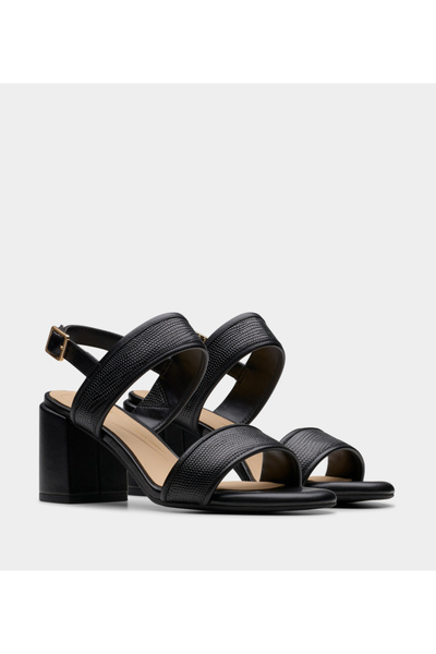CLARKS Black Women's Ezoria Sling Sandals